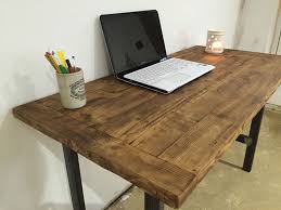 Pc Table Computer Desk Writing Desk Reclaimed Wood Industrial Chic Rustic Table Ebay Reclaimed Wood Desk Rustic Computer Desk Rustic Table