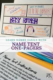 First Day Name Tent One Pagers Distance Learning Editable Name Tent Icebreaker Activities New Teachers