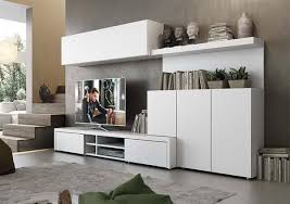 Modern And Stylish Natural Wall Storage System With Cabinets And Tv Unit Tv Stand With Storage Living Room Tv Natural Living Room