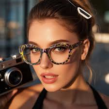 Tortoiseshell Cat-eye Balance Daily Spring Hinges Eyeglasses