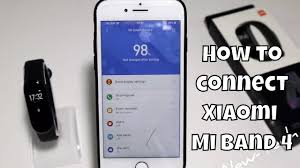 How To Connect Xiaomi Mi Band 4 With Iphone Mi Fit Ios App Iphone Smart Watch Youtube