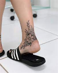 Cute small tattoos tattoos for women small trendy tattoos cute foot tattoos ankle tattoo designs ankle tattoo small ankle tattoos for women anklet tiny tattoo armband foot tattoo meanings, symbolism, designs and ideas with great images. 40 Gorgeous And Stunning Ankle Floral Tattoo Ideas For Your Inspiration Women Fashion Lifestyle Blog Shinecoco Com Cute Foot Tattoos Foot Tattoos For Women Foot Tattoos