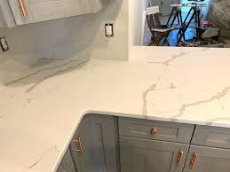 Beautiful Custom Made L Shaped Kitchen Countertop Made By Using Iconic Borghini Phoenix Quartz Phoenixqua Countertops Kitchen Countertops L Shaped Kitchen