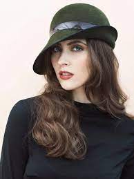 The Gisella Winter Cloche Hat Asymmetrical Brim Style Etsy Classic Hats Cloche Hat Outfits With Hats