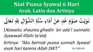 Menyegerakan puasa syawal dm menyempurnakan puasa ramadhan walupun kaum hawa mmiliki htang puasa. Niat Puasa Sunat Syawal 6 Hari Puasa Sunat Enam Ramadhan Kareem Hal Itu Sebagaimana Sabda Rasulullah Berikut Dasaa Rr