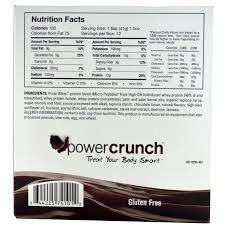 power crunch protein bars nutrition