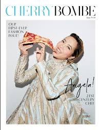 She is looking at her dress hanging on the wall. Issue NÂº 14 Fashion Plate Angela Dimayuga Cover By Cherry Bombe Issuu