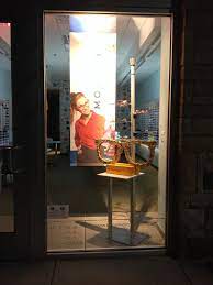 New Year S Storefront Display At Modern Optometry In Fairfax Va Eyewear Display Display Store Fronts
