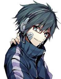Gear 3 Years Old Made To Look Around 19 Was Made By Ratchet To Replace Her Big Brothe Anime Boy With Headphones Anime Glasses Boy Anime Guys With Glasses
