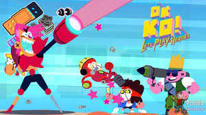 Coloring book is fun and educational game for kids Ok Ko Let S Play Heroes K O Used Nick Army And Red Action Pow Cards To F Lets Play Hero Pow