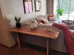 Live Edge Wood Sansur Console Table World Market Live Edge Wood Front Room Console Table