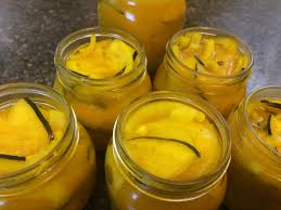 My friend told me the story about the pickled squash after i brought her a few squash and zucchini from my garden. Mustard Zucchini Pickles Bonita S Kitchen Bonita S Kitchen