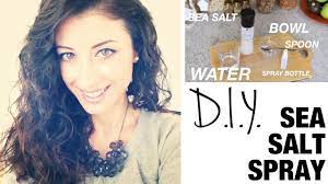 How to use salt spray pro tips: Diy Sea Salt Spray For Beautiful Curls Youtube