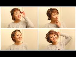How to grow out short hair: Easy Hairstyles When Growing Out Your Hair Youtube
