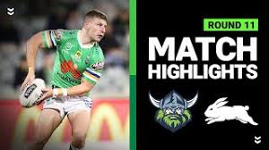 John bateman and matt frawley drop out of the extended squad while sam williams and darby medlyn. Raiders V Rabbitohs Round 11 2020 Telstra Premiership Nrl Youtube