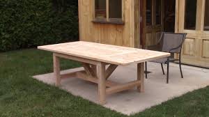 Outdoor patio tables, by tropitone, include glass top round dining tables, cast aluminum patio tables, coffee tables, bar with over 100 outdoor patio table options finding the right table is a breeze. The Woodpecker Ep 194 Cedar Patio Table Youtube
