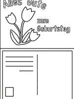 Ihr sucht spezielle vorlagen für fensterbilder oder geburtstagskarten, eine vorlage für festliche anlässe wie ostern oder weihnachten, motive zum basteln oder als window color vorlage? Geburtstagskarten Ausmalbild