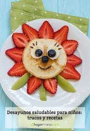 Desayunos fáciles para niños a petición de muchas mamitas, aquí les traemos 3 desayunos fáciles que pueden ayudarte a variar видео desayunos fáciles para niños канала nuestra vida en notas. Desayunos Saludables Para Ninos Trucos Y Recetas Hogarmania Fun Kids Food Food Art For Kids Healthy Lunches For Kids