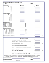 This video shows how to use the countif function to count cells that contain a specific string of you can easily make a pie chart in excel to make data easier to understand. Cash Drawer Count Sheet Excel Money Template Cash Templates
