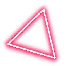 Freetoedit Geometry Triangle Neon Red Remixit Geometry Triangles Girly Wall Art Iphone Background Images