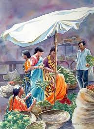 Instagram is another great way to grow your online presence as a landscape photographer. People And Places Painting Watercolor Art Indian Art Paintings