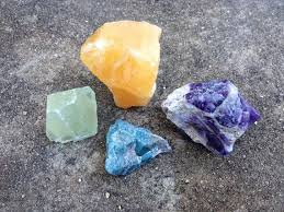 Stone Collection Crystal Collection Stone Crystal Home Decor Blue Apatite Banded Amethyst Green And Yellow Stone Collection Crystal Collection Stone Decor
