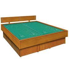 Today's waterbed mattresses are usually filled with water inside a strong foam. Waterbed Hardside Frame Waterbed Base Free Shipping From Waterbed Bargains