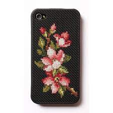 Cross stitch patterns cell phone. Cross Stitch Cell Phone Case Punto De Cruz Bordado A Mano Puntos