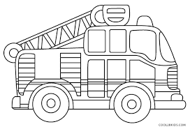 Interactive & printable online coloring pages. Free Printable Fire Truck Coloring Pages For Kids