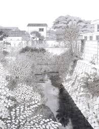 Yukiko Suto Dessin Architecture Gravure Illustration Paysage