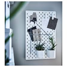 Skadis Pegboard White Ca Ikea Peg Board Ikea Wall Storage