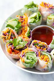 Recipe from the tasting table test kitchen. Veggie Spring Rolls Recipe Eatwell101