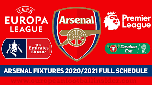 There are overall 160 teams that typically compete in a sofascore live score has details for each team where you can see last 10 soccer matches, tables, fixtures, results, statistics and much more. Arsenal Fixtures 2020 2021 Full Schedule Epl Europa League