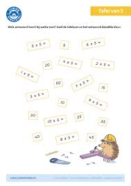 met dit werkblad oefen je de tafel van 5 oefen de tafels goed en word een kei in rekenen geef tafels van vermenigvuldiging vermenigvuldigen vermenigvuldiging