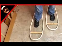 snow shoes how to shape pvc pipe