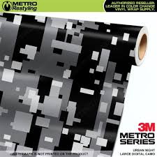 Black And White Camo Vinyl Wrap Large Digital Urban Night Camouflage Vinyl Wrap Metro Restyling Vinyl Wrap Camo Vehicle Wraps Camo Wraps