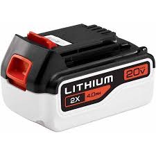Black And Decker 20v Battery And Charger Black Decker Lb2x4020 Ope 4 0ah 20v Max Lithium Ion Battery Walmart Com Battery Pack Charger Black Decker Lithium Ion Batteries