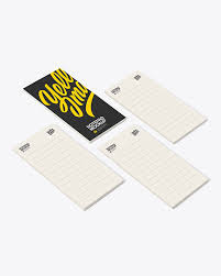 Download Four Paper Pads Mockup In Stationery Mockups On Yellow Images Object Mockups Yellowimages Mockups