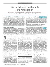 Free fulltext pdf articles from hundreds of disciplines, all in one place. Herzschrittmachertherapie Im Kindesalter