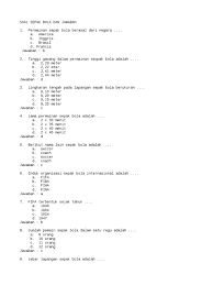 Check spelling or type a new query. Soal Dan Jawaban Materi Sepakbola Jawabanku Id