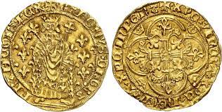 Numisbids Mdc Monnaies De Collection Sarl Auction 5 Lot 242 France Charles Vii 1422 1461 Royal D Or Premiere Emission Point