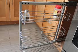 Spice Rack In Cabinet Pull Out 3 Shelves 5 5 Wide Wall Mounted Polish Chrome Cabinet Spice Rack Pull Out Spice Rack Wall Mounted Spice Rack