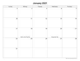 Free printable 2021 calendar in word format. Free Printable Calendars Calendarsquick
