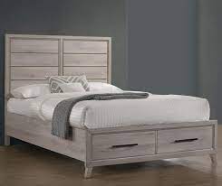 Lennon Gray Panel Queen Storage Bed Big Lots Storage Bed Bedroom Collections Furniture Queen Bedroom Furniture