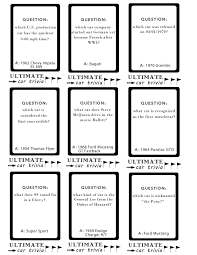 Think you're a car expert? Printable Diy Car Trivia Game Perfect Gift For The Car Fanatic Dad Thegiftofclean Ad Trivia Trivia Games Easy Father S Day Gifts