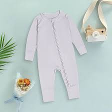 Amazon.com: Newborn Baby Long Sleeve Rompers Footless Two Way Zipper Solid  Onesie Jumpsuit Clothes for Boys Girls (Grey, 3-6 Months) : Clothing, Shoes  & Jewelry