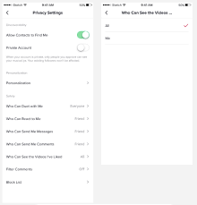 Controlling What People See On Your Profile Tiktok Newsroom