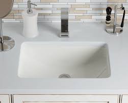 u1913 bisque rectangular porcelain sink