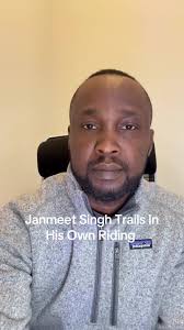 Jagmeet Singh Riding His Bike