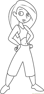 Cheerleader coloring pages printable coloring pages for kids the best free, printable cheerleader coloring pages! Kim Possible Coloring Pages To Print Coloring Name B107 Receipts